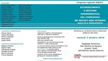 Riconoscimento e gestione infermieristica dell’emergenza