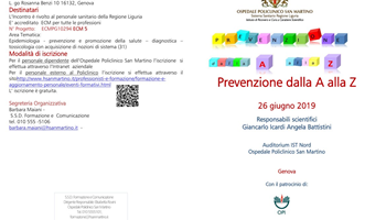Prevenzione dalla A alla Z