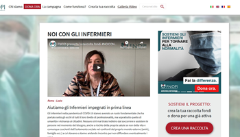 Noi infermieri con le nostre vite per salvare la tua.