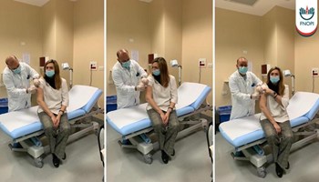 Barbara Mangiacavalli ha appena ricevuto il vaccino anti #COVID19