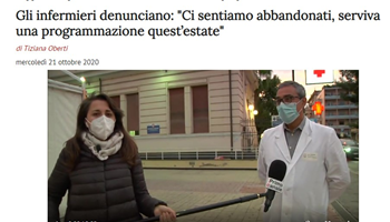 Gli infermieri denunciano: 