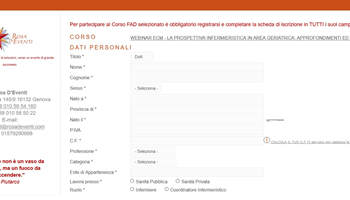 Posti ancora diponibili x webinar dal titolo LA PROSPETTIVA INFERMIERISTICA IN AREA GERIATRICA