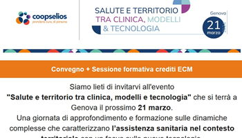 Salute e territorio tra clinica, modelli e tecnologia