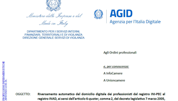 IniPec e INAD, obbligo per gli infermieri del domicilio digitale