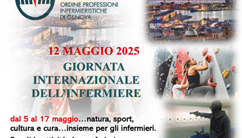 Eventi 12 Maggio, festa internazionale dell'Infermiere, avvio iscrizioni