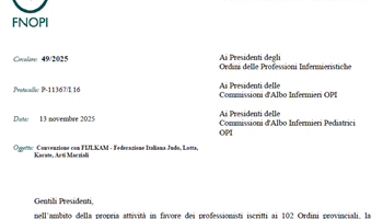 Convenzione con FIJLKAM - Federazione Italiana Judo, Lotta, Karate, Arti Marziali