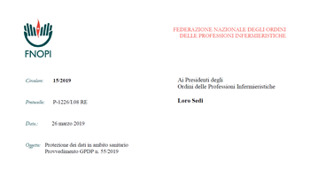 Protezione dei dati in ambito sanitario 