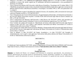 Università degli Studi di Genova