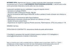 Opportunità di lavoro