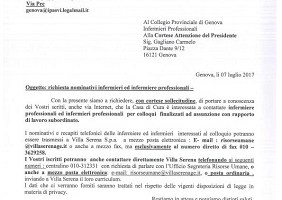 Ricerca personale Infermieristico 