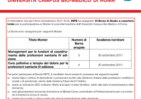 Borse di studio, INPS