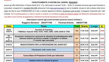 Al via i corsi di formazione dell'Ordine - RISERVATI AGLI ISCRITTI DI GENOVA